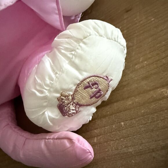 Vintage 1986 Fisher Price Puffalump Pink Mouse Cat Smocked Dress - Picture 2 of 7